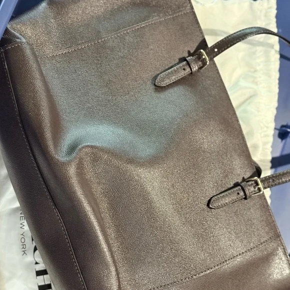 Coach Oxblood Leather Tote - Picture 7 of 9